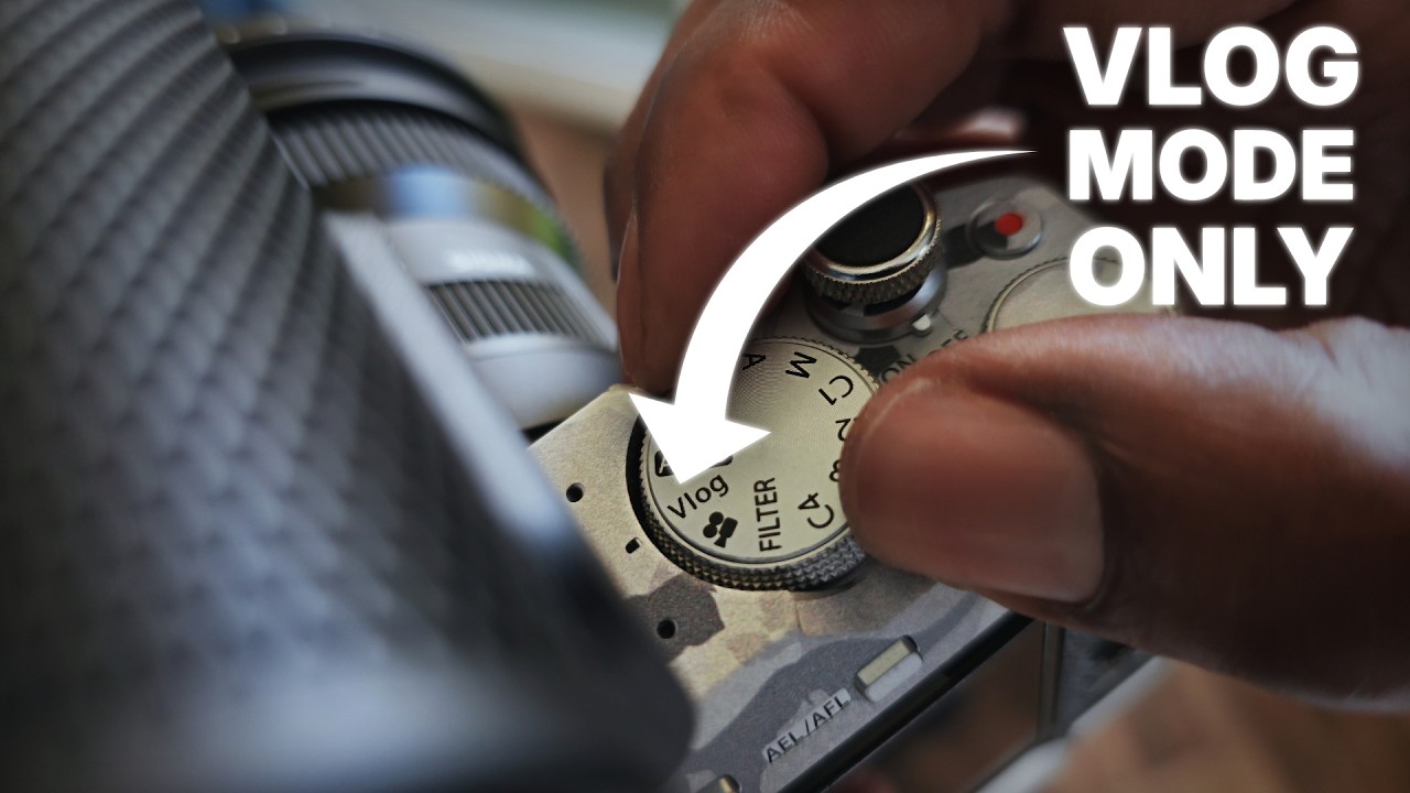 Fuji X-M5: VLOG MODE ONLY