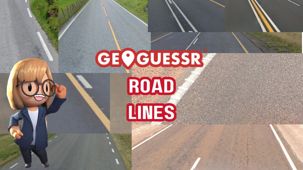 Geoguessr Tips: Road Lines