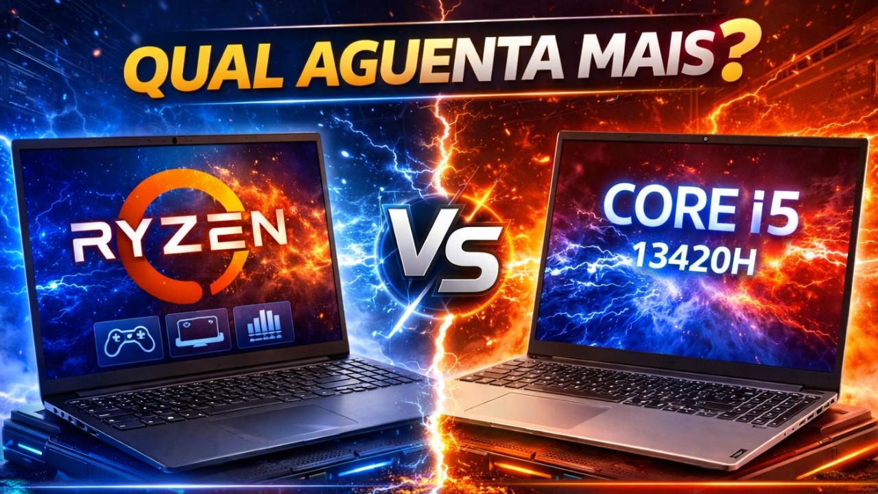 🔥 RYZEN 7 OU CORE i5-13420H? O DUELO ESCONDIDO NO IDEAPAD SLIM 3 QUE PODE MUDAR SUA ESCOLHA! 💻⚔️