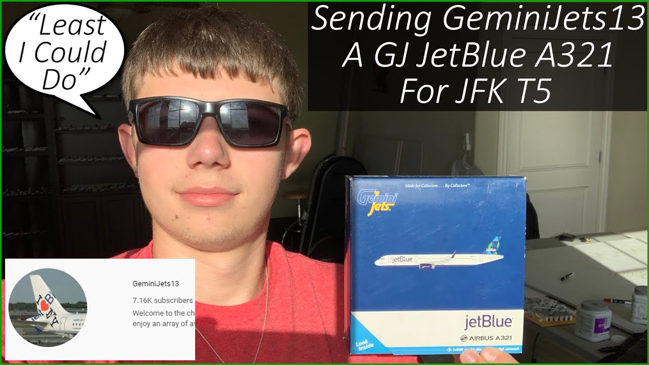 Sending GeminiJets13 A GeminiJets jetBlue A321 for JFK T5
