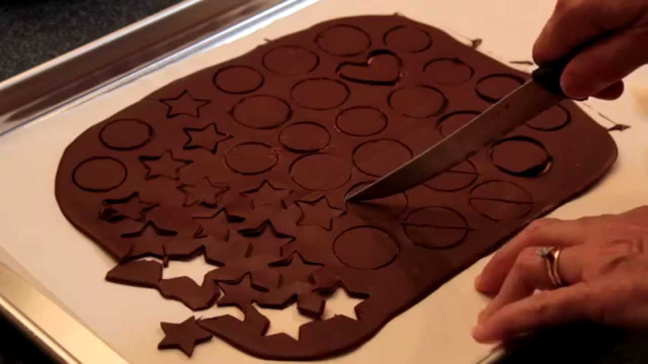 How to Make Chocolate Cutouts For Decorating