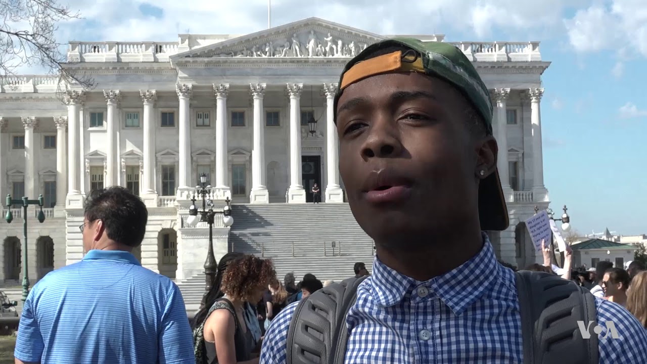 US High School Students Protest Gun Violence