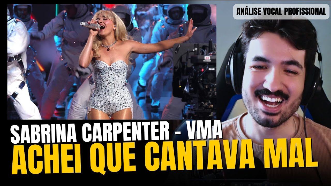 SABRINA CARPENTER no VMA 2024 (prof de canto analisa)