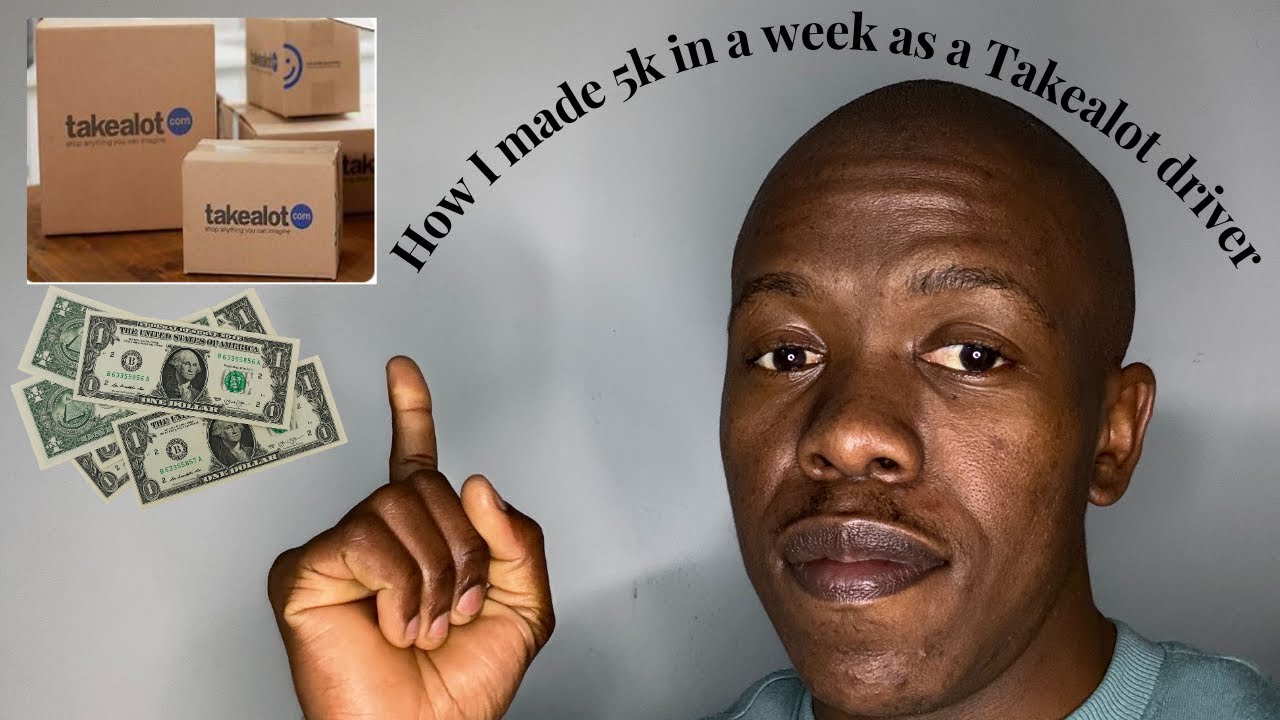 Сколько я заработал за месяц, работая водителем Takealot.