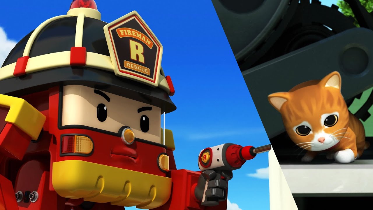Tatlı Küçük Kedimi Seviyorum│POLI Özel Bölümleri│Kucing manis│Robocar POLI çizgi film