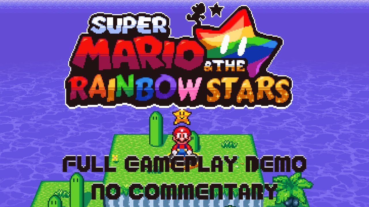 (Longplay) Super Mario and the Rainbow Stars | Full DEMO Gameplay Playthrough