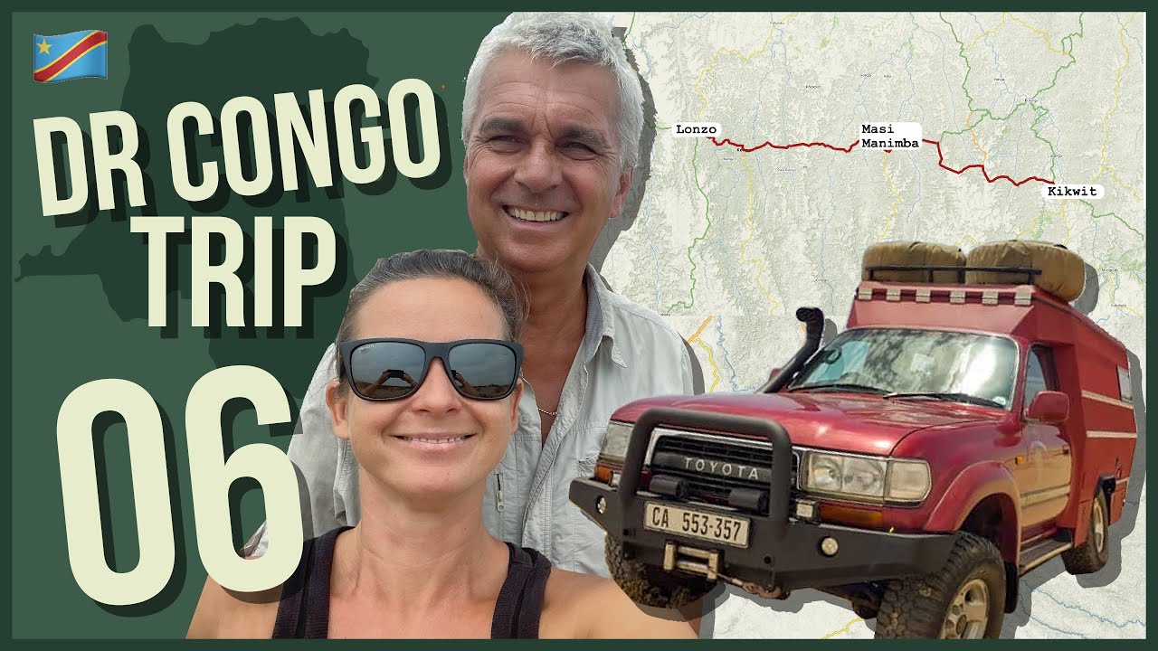 06 DRC Travel. Lonzo Missionary to Kikwit Part 1. Roadblocks and Police. DRC Road conditions.