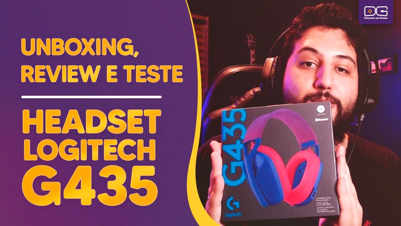 REVIEW HEADSET GAMER SEM FIO LOGITECH G435