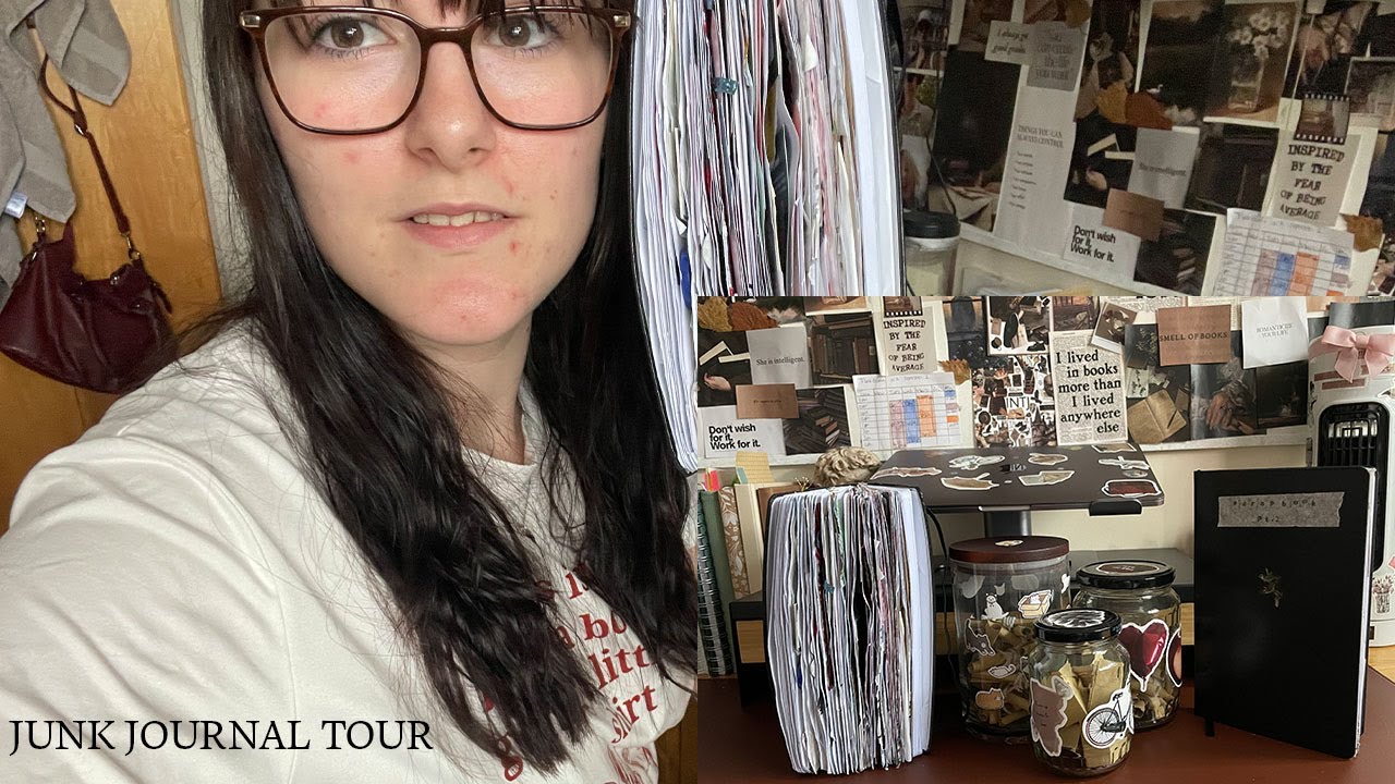 Junk journal tour! How to recycle creatively!