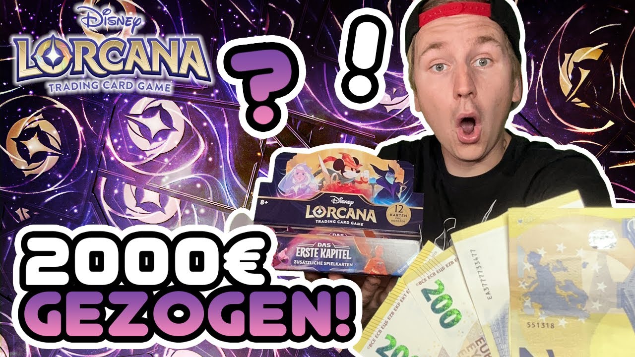 😳😱ÜBER 2000€ WERT? DAS HABE ICH GEZOGEN!⭐ Disney Lorcana Deutsch