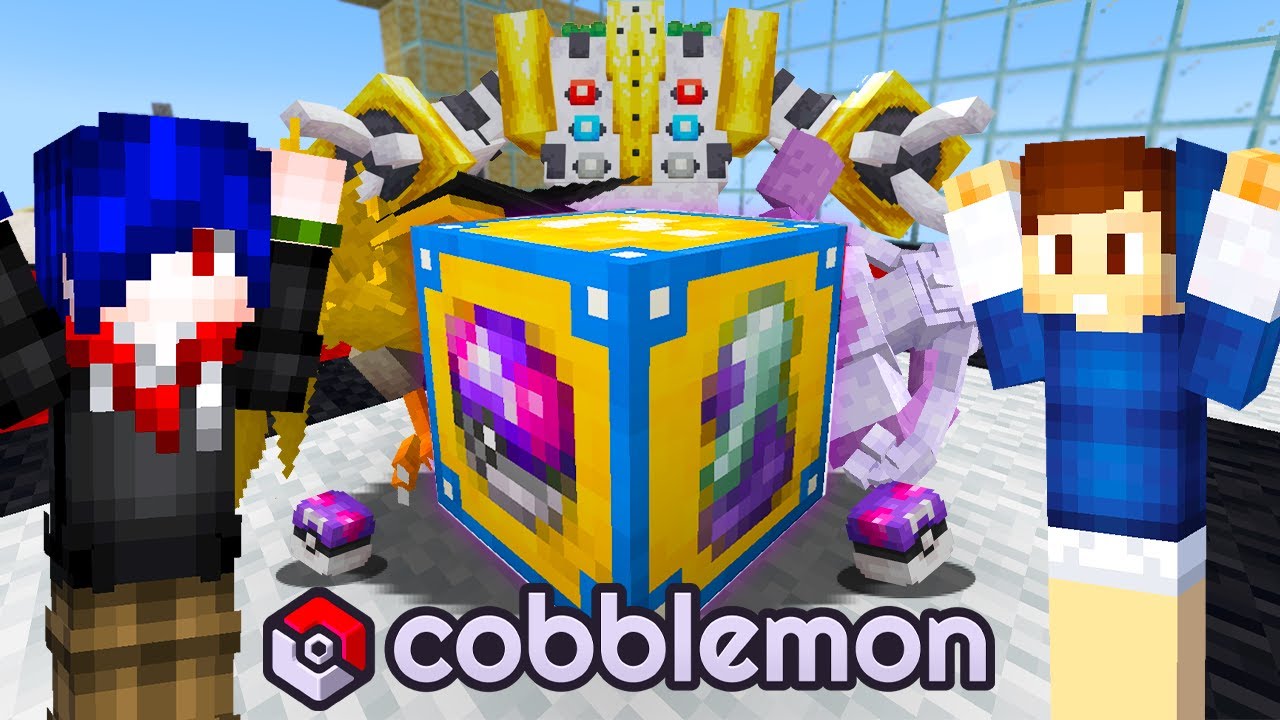 Minecraft Lucky Block Pokemon Opening Competition, Pranking VVF Kids!! (Minecraft Cobblemon)