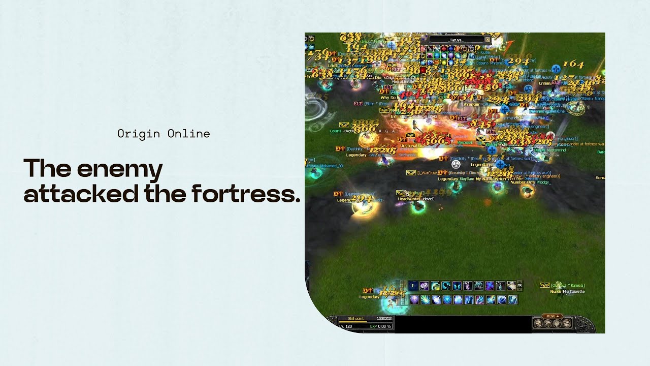 Silkroad Online Origin -  The enemy attacked the fortress