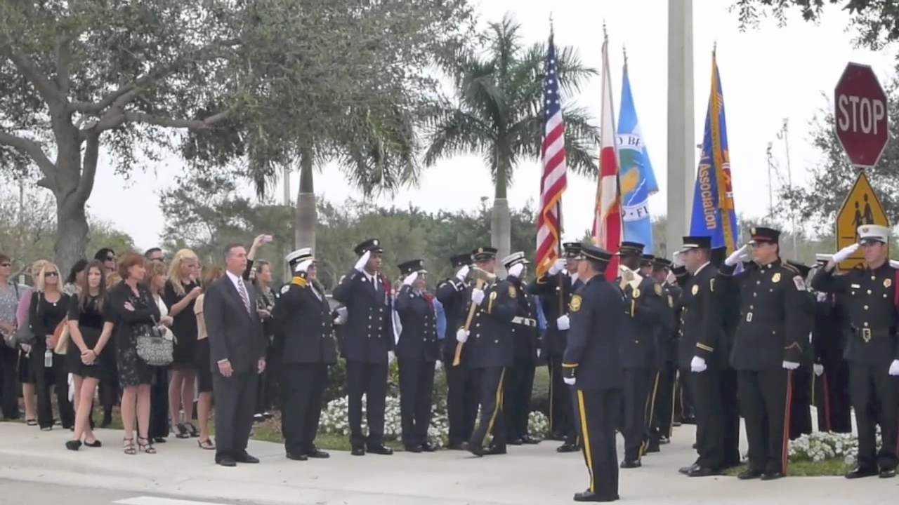 Firefighter Bill Elliot's Funeral Procession