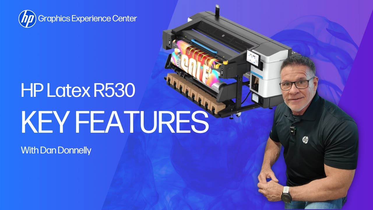 HP Latex R530 - Book a Demo at the Graphics Experience Center