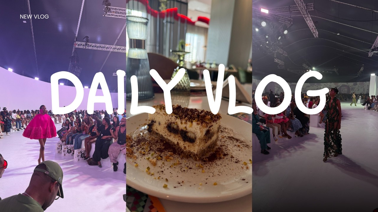 Lagos living | Fashion week + Lunch | Dinner with me | Friends outing. EP. 01