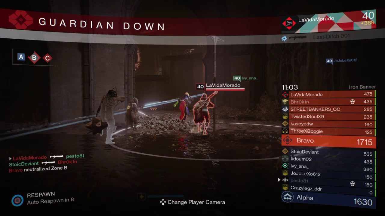 Destiny When a scatter grenade just can't