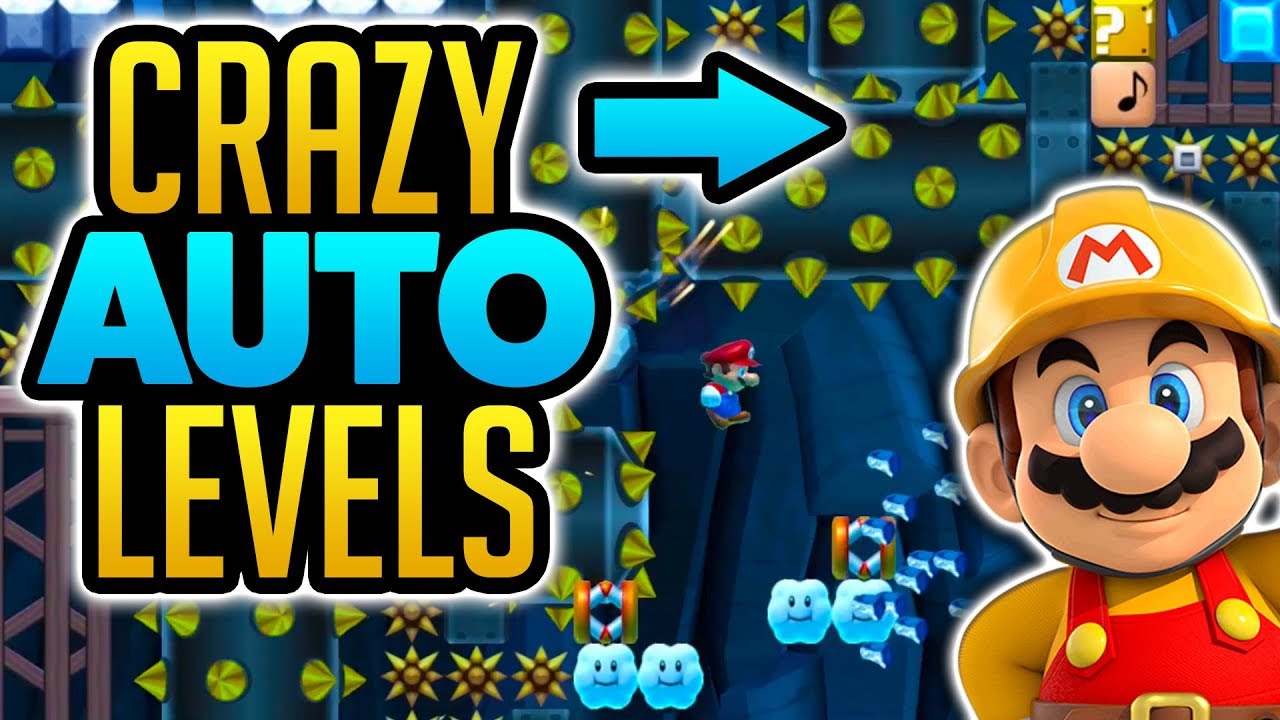 Super Mario Maker - CRAZY AUTO LEVELS! [#7] - Level Showcase