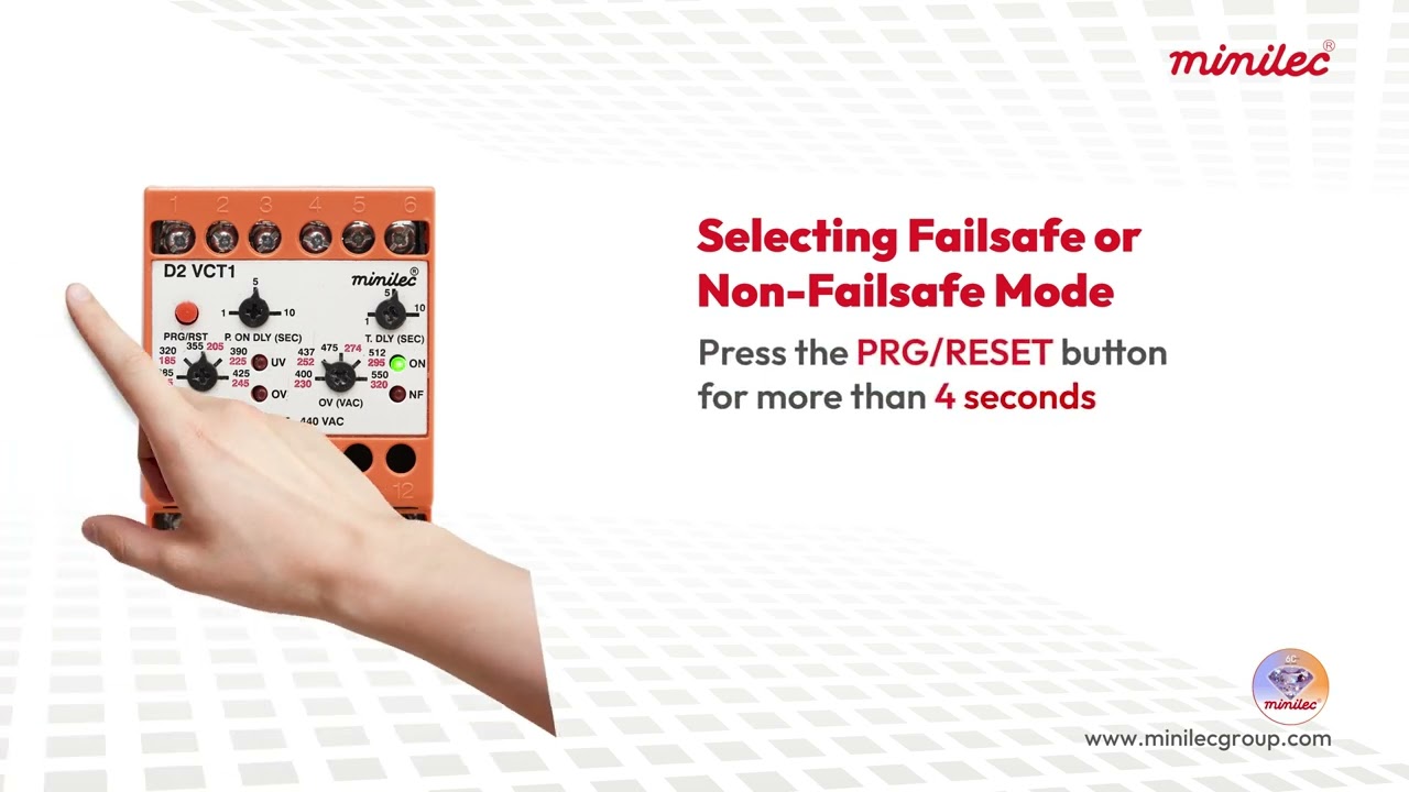 D2 VCT1 Monitoring Relay Setup | Under/Over Voltage Protection for Battery & Genset Panels