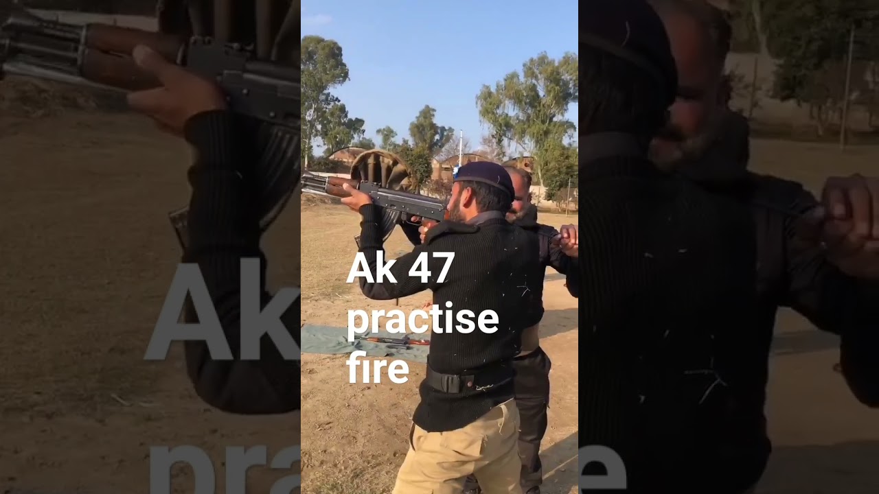 #policetrainingcentre Ak47 practise fire done 10 by 10