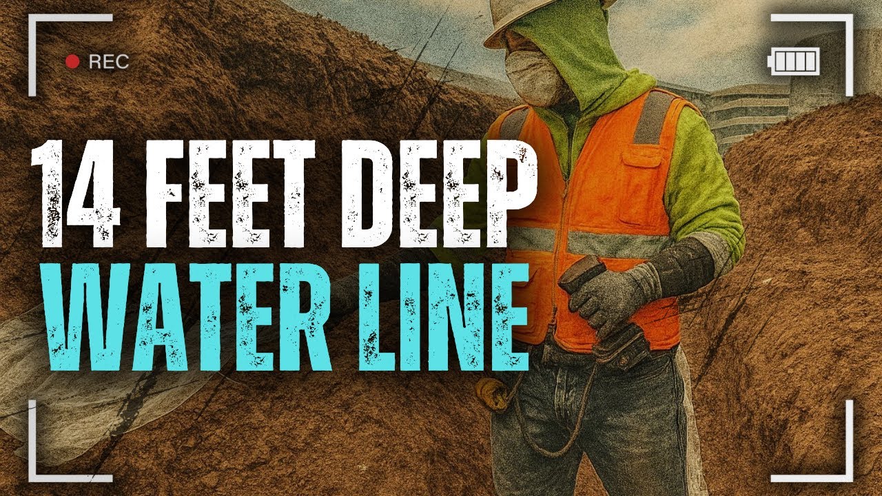 Digging 14 Feet Down | Pipe Layer's Toughest Challenge