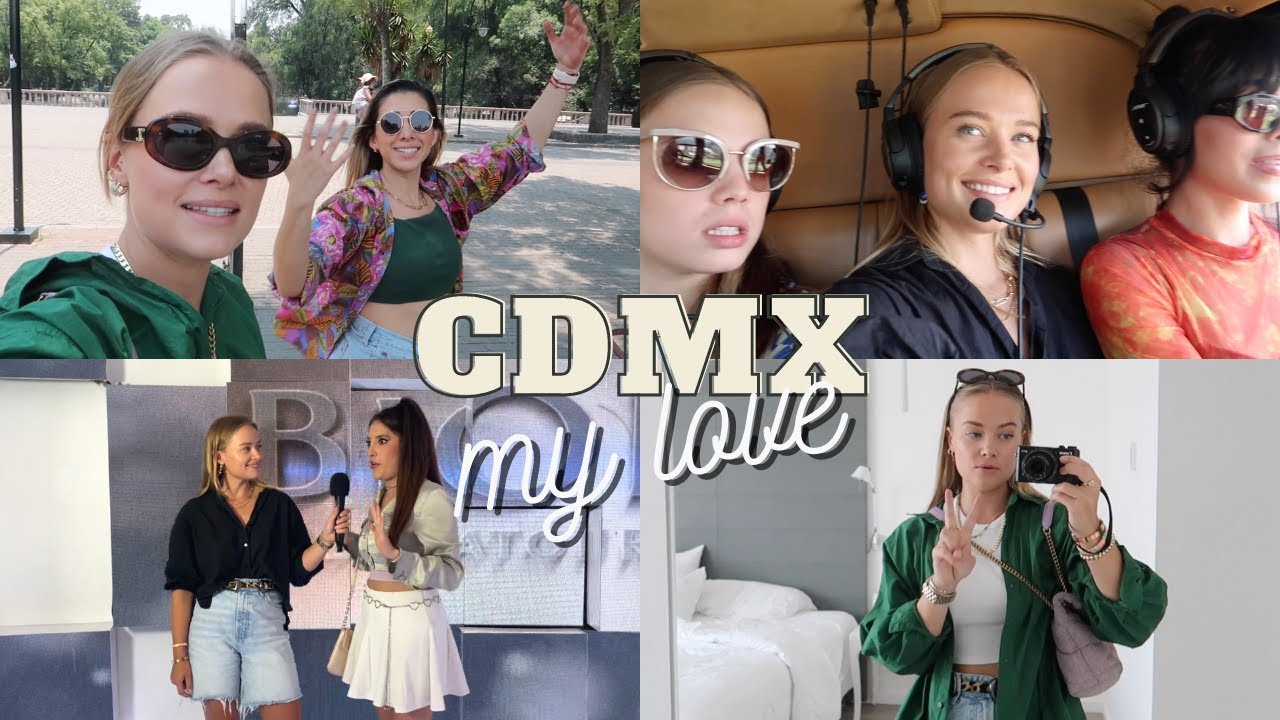AMO CDMX! Conociendo a influencers TOP,  tour en helicóptero, bici en Chapultepec ...