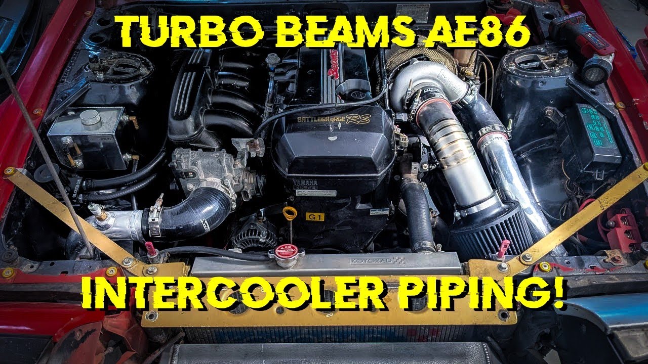 Turbo BEAMS AE86 — интеркулер, трубопроводы и соленоид управления наддувом!