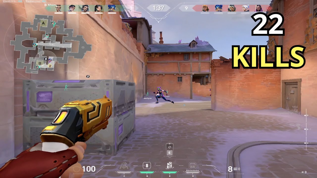 Valorant - 22 Kills As Chamber Corrode Full Gameplay (No Commentary)