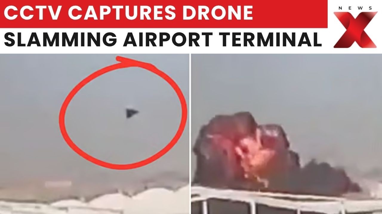 CCTV captures drone strike at Kuwait Airport as Iran denies responsibility | Latest News | NewsX