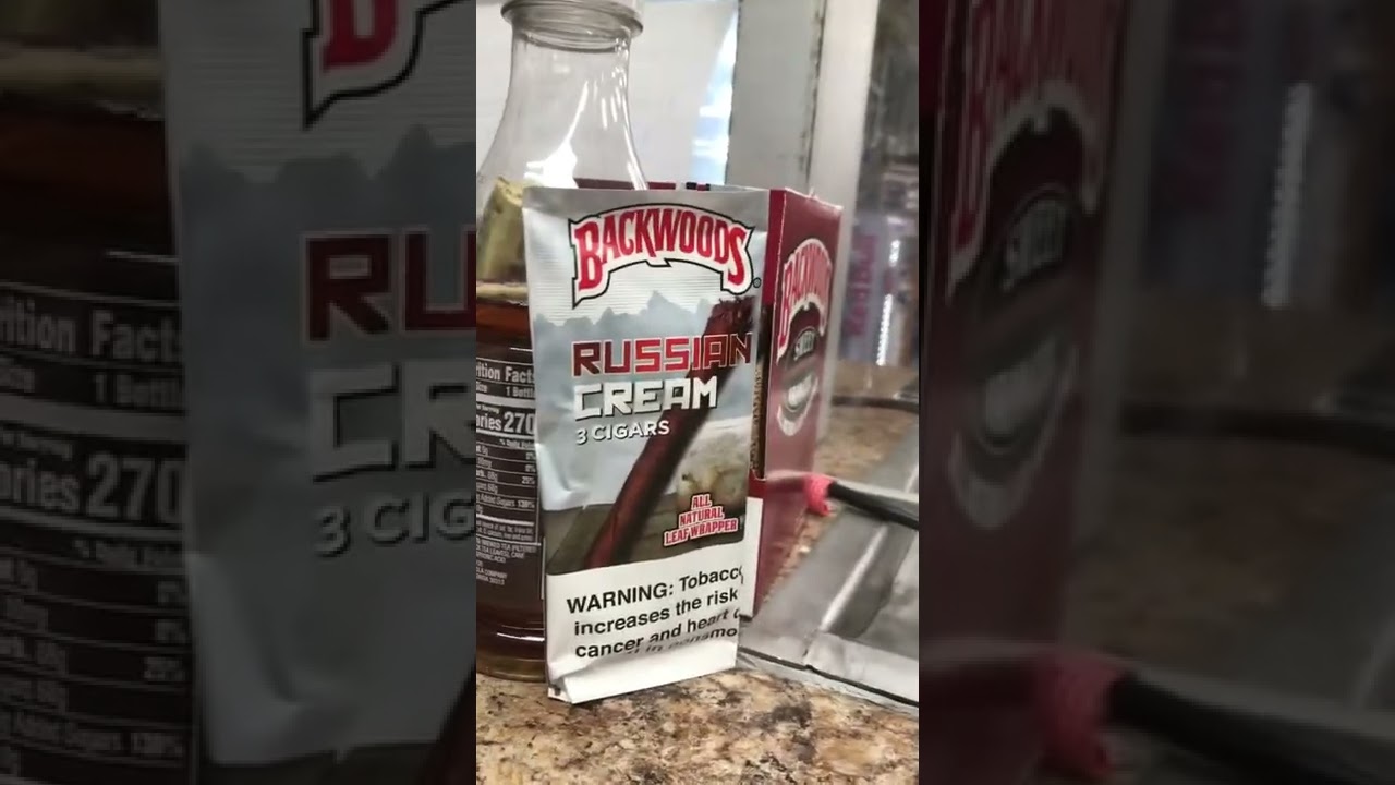 Russian cream laughing on  swisher leaf