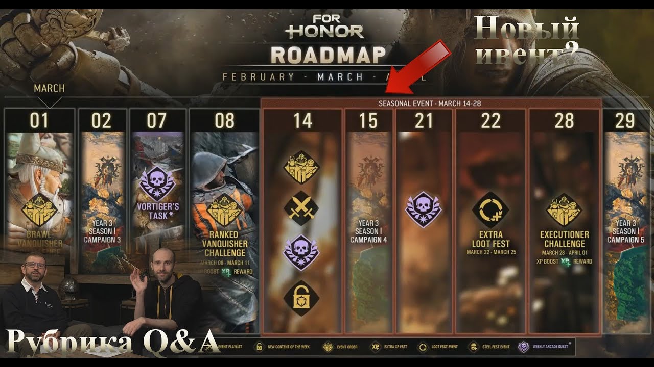 FH. Дорожная карта на март. Когда сезонный ивент?