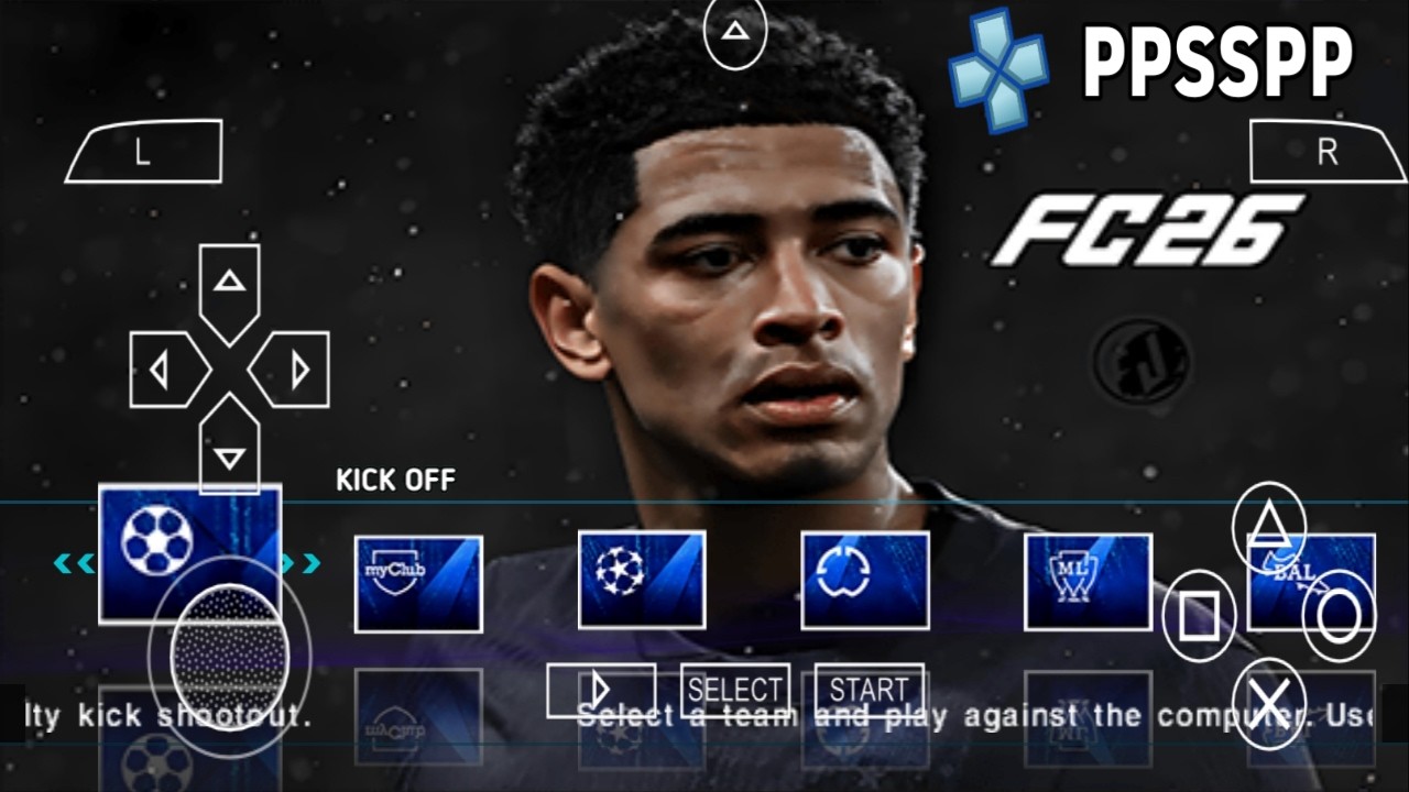EA FC26 PPSSPP/ v2 | English (On Android & PC)