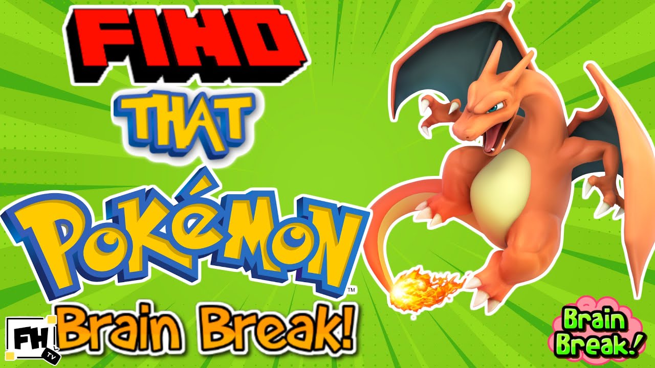 Can You Find The Pokémon? Challenge | Kids Brain Break | GoNoodle Inspired