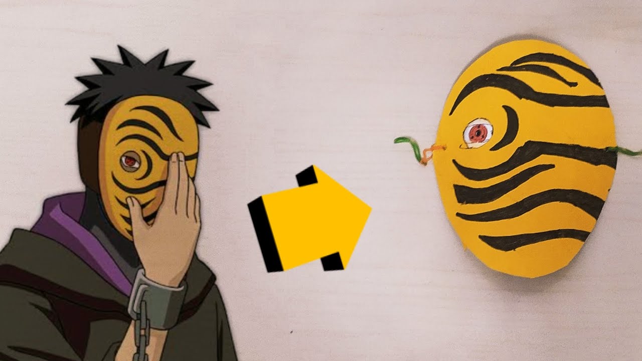 How I made OBITO/TOBI's ( Masked Man) || Nine- tail attack|| Naruto Shippuden || TOBI ||ART BY VIRAT