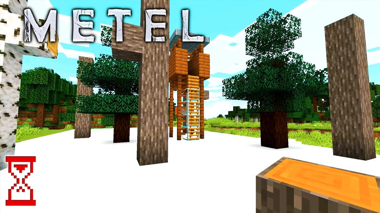 Вышка, деревья и новые улучшения Метели | Minecraft
