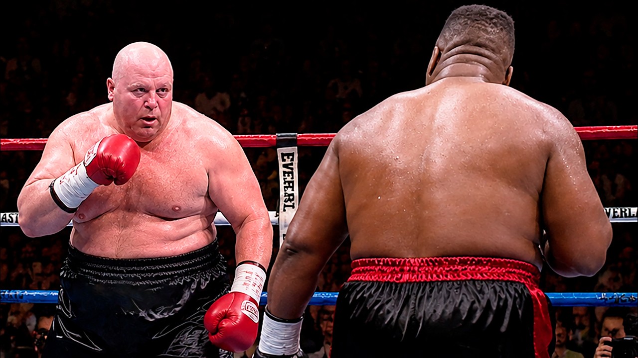 Eric &ldquo;BUTTERBEAN&rdquo; Esch (USA) vs Larry HOLMES (USA) | BOXING fight, HD