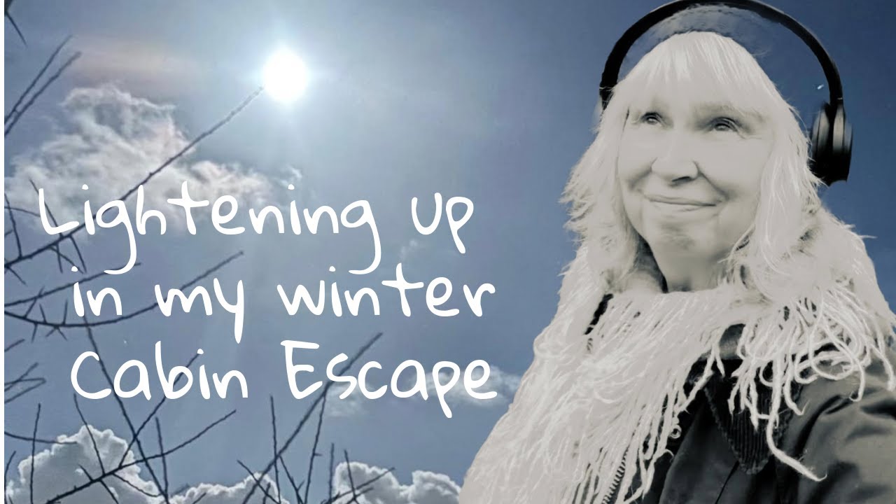“Winter Cabin Escape with My Border Collie”