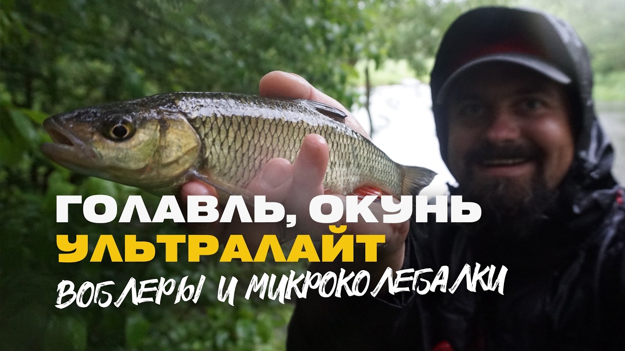 Рыбалка Спиннинг УльтраЛайт Голавль и Окунь на Воблеры и Микроколебалки