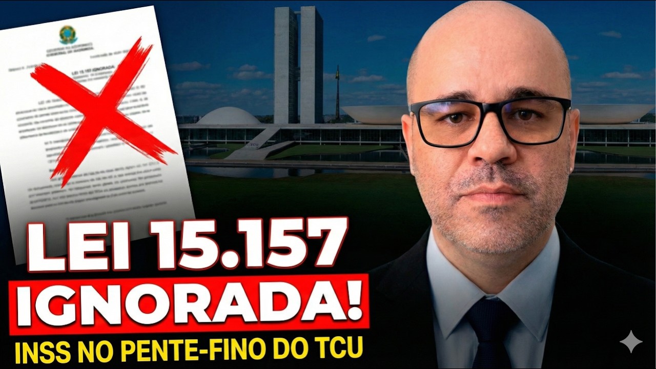 INSS ignora a Lei 15.157? O que o TCU descobriu vai te revoltar.