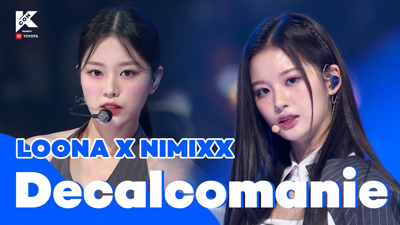 [KCON 2022 LA] LOONA X NMIXX - Decalcomanie (원곡  MAMAMOO) | Mnet 220915 방송