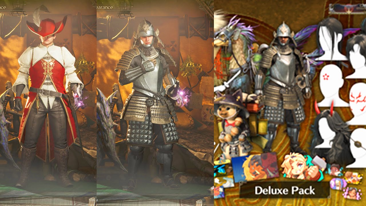 Monster Hunter Wilds - All Premium Deluxe DLC Outfits (Showcase)