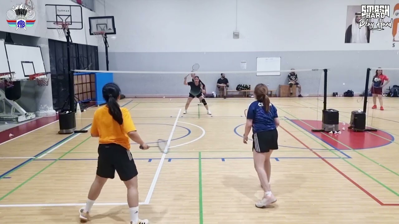 QATAR BADMINTON | 13 February 2026 - Guia & Monette vs Celyn & Mariah 