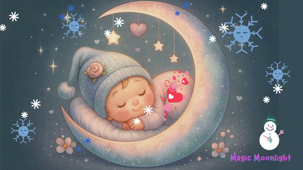 Moonlight Lullaby Baby Sleep Music | Soft Winter Lullaby for Deep & Peaceful Sleep