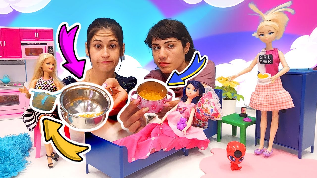 Marinette oyuncak ile yemek yapma oyunları! MERCİMEK çorba, smoothie ve avokadolu tost yapalım