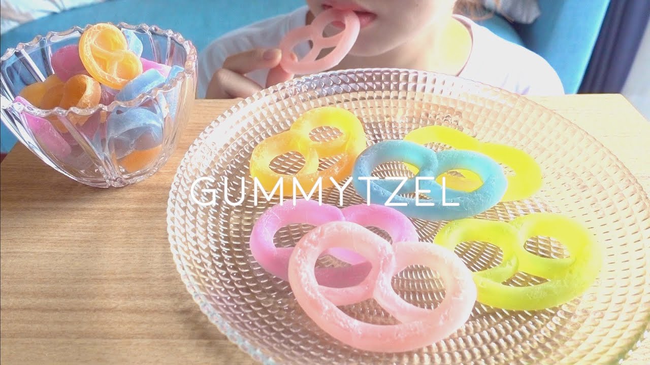 【咀嚼音】グミッツェルを食べる【夏季限定】【ASMR/EATINGSOUNDS】