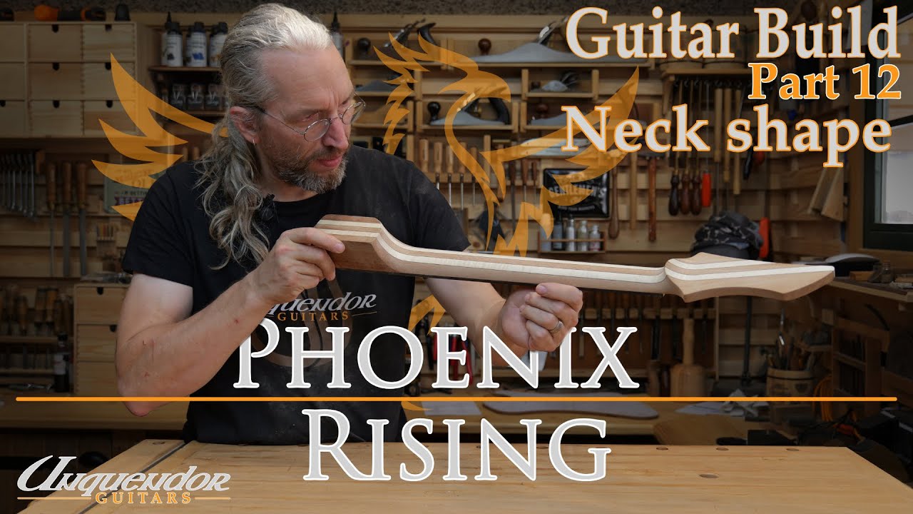 Phoenix Rising - Guitar Building Series Episode 12 - Carving the Neck