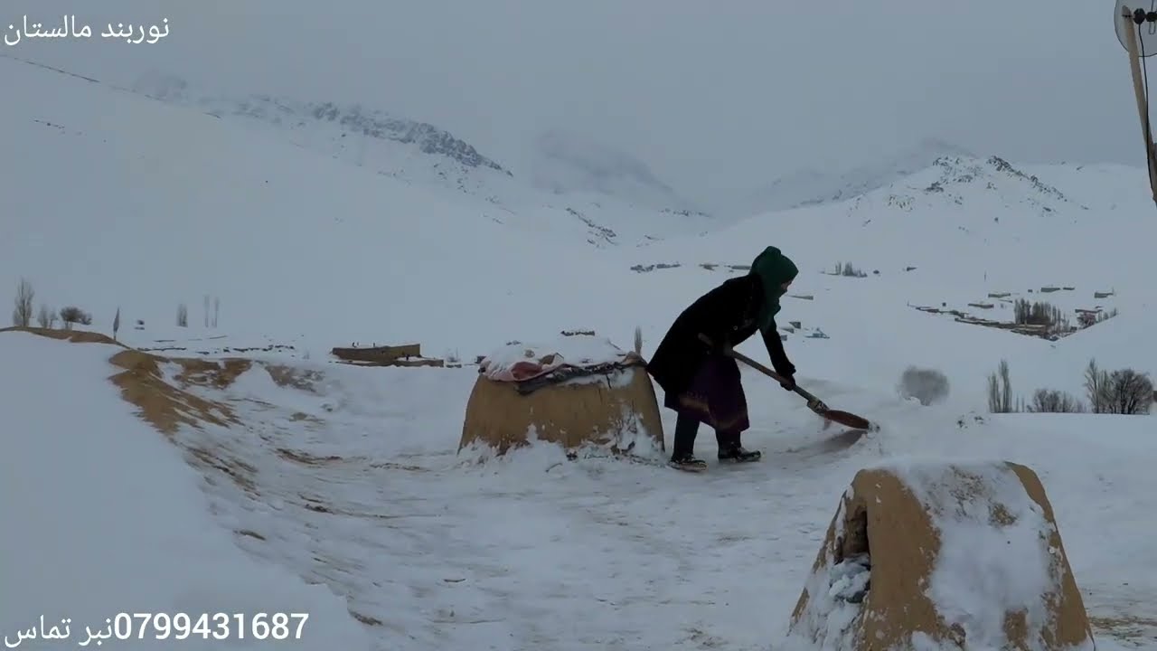 سنگین ترین برف باری امسال در مالستان واقیاً غافل گیر مان کرد