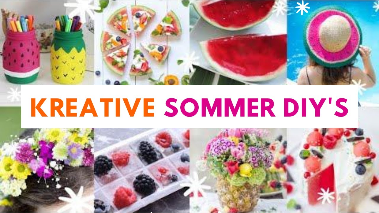 10 kreative Sommer DIY's und Rezepte (gegen Langeweile in den Ferien)