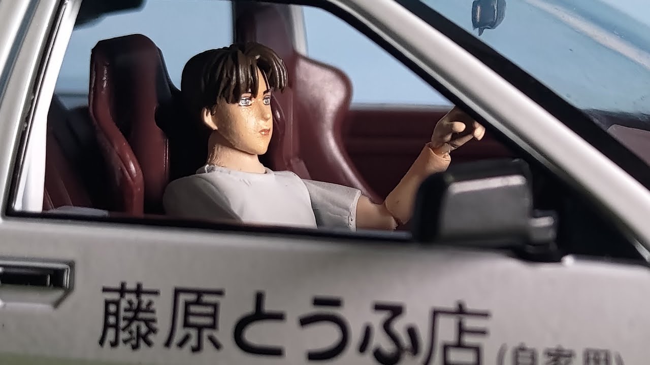 Dig action Initial D Takumi Fujiwara 