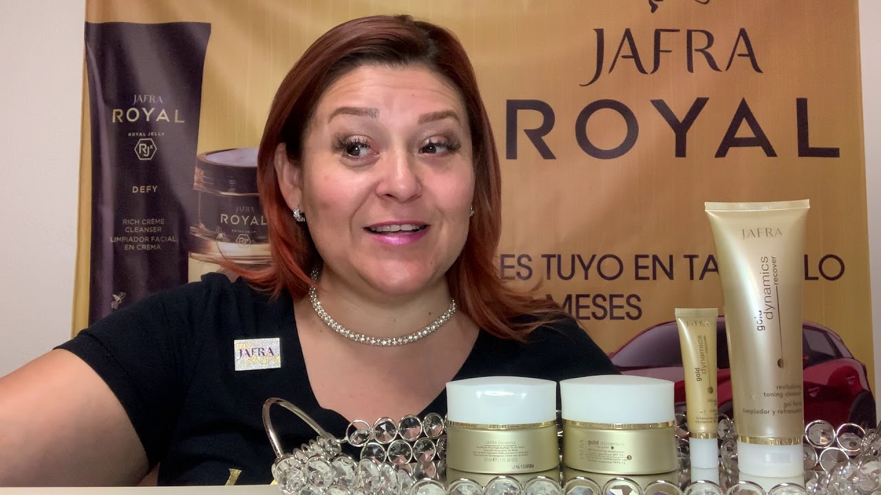 Jafra, rejuvenece tu piel muy seca, Set Gold Dynamics  aprende orden de uso sus beneficios