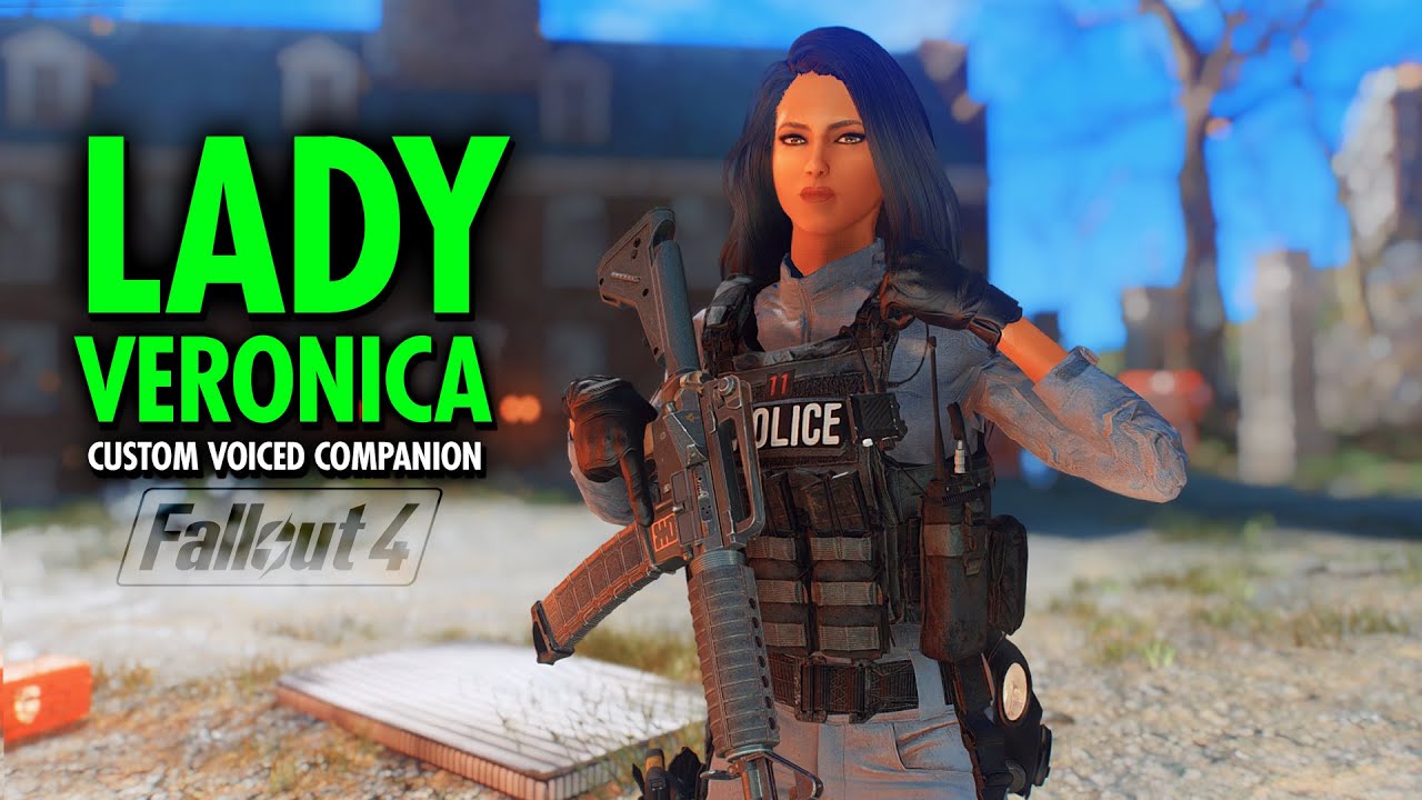 Fallout 4 - Lady Veronica - NEW COMPANION WITH AFFINITY AND MANSION IN CONCORD
